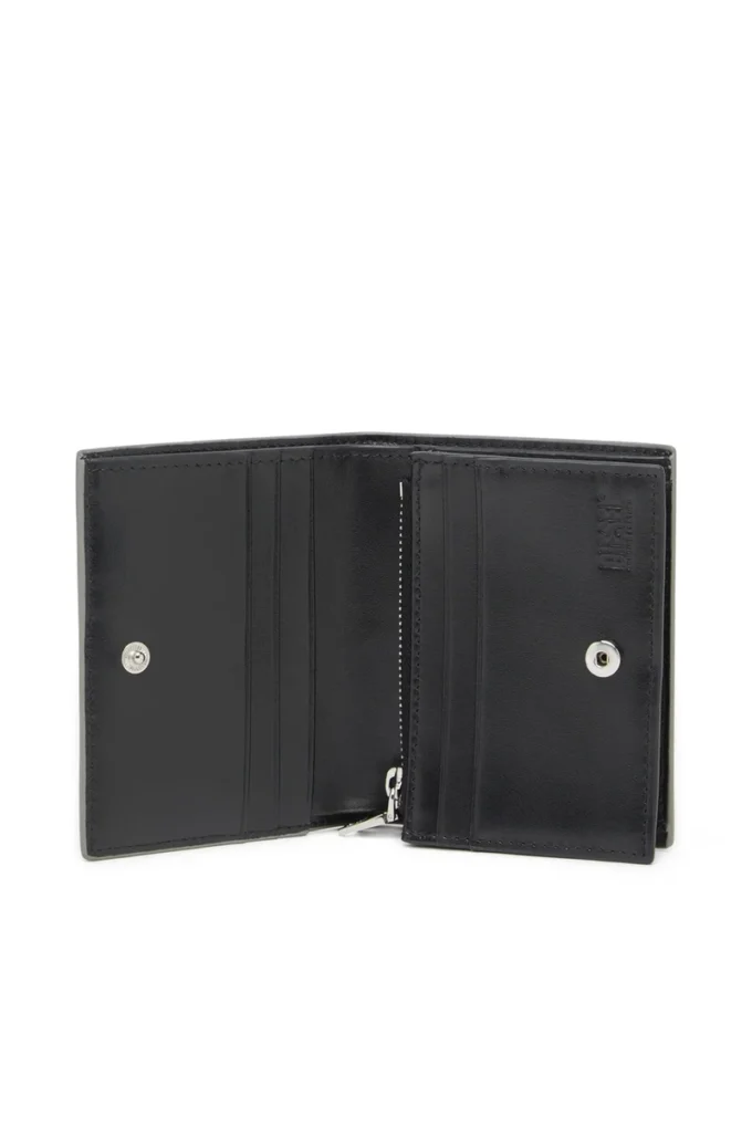 1dr bi fold iii Πορτοφόλι διπλό από δέρμα με καθρέφτη