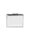 1dr bi-fold zip ii Δερμάτινο πορτοφόλι διπλό με οβάλ λογότυπο D