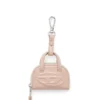 1dr dome charms Τσάντα με γυαλιστερό, τσαλακωμένο naplak