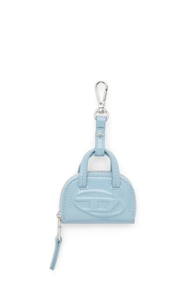 1dr dome charms Τσάντα με γυαλιστερό, τσαλακωμένο naplak