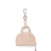 1dr dome charms Τσάντα με γυαλιστερό, τσαλακωμένο naplak