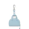 1dr dome charms Τσάντα με γυαλιστερό, τσαλακωμένο naplak