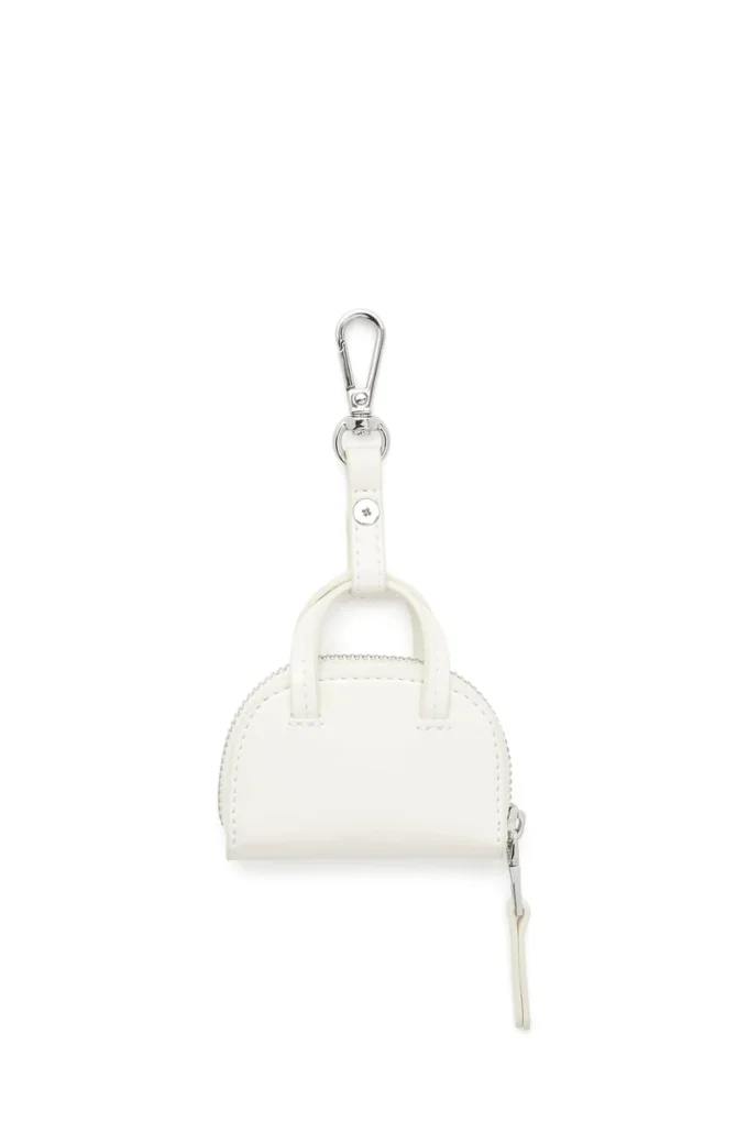 1dr dome charms Τσάντα με γυαλιστερό, τσαλακωμένο naplak