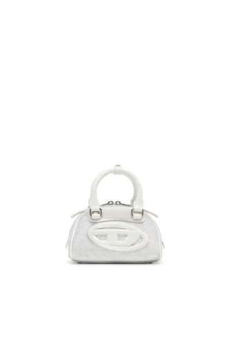 1dr dome crossbody 1DR Dome-Μίνι τσάντα bowling από ύφασμα lurex