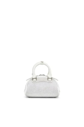 1dr dome crossbody 1DR Dome-Μίνι τσάντα bowling από ύφασμα lurex