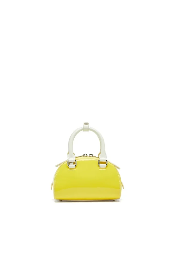 1dr dome crossbody 1DR Dome-Mini τσάντα bowling με εφέ naplak