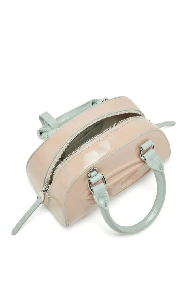 1dr dome crossbody 1DR Dome-Mini τσάντα bowling με εφέ naplak
