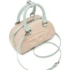 1dr dome crossbody 1DR Dome-Mini τσάντα bowling με εφέ naplak