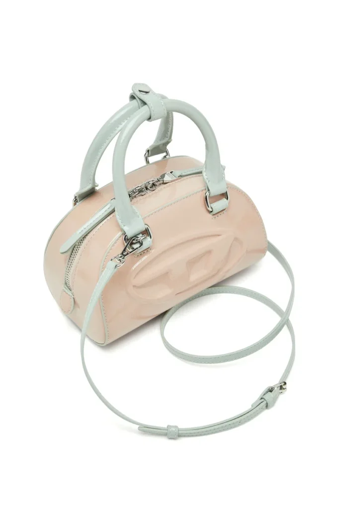 1dr dome crossbody 1DR Dome-Mini τσάντα bowling με εφέ naplak