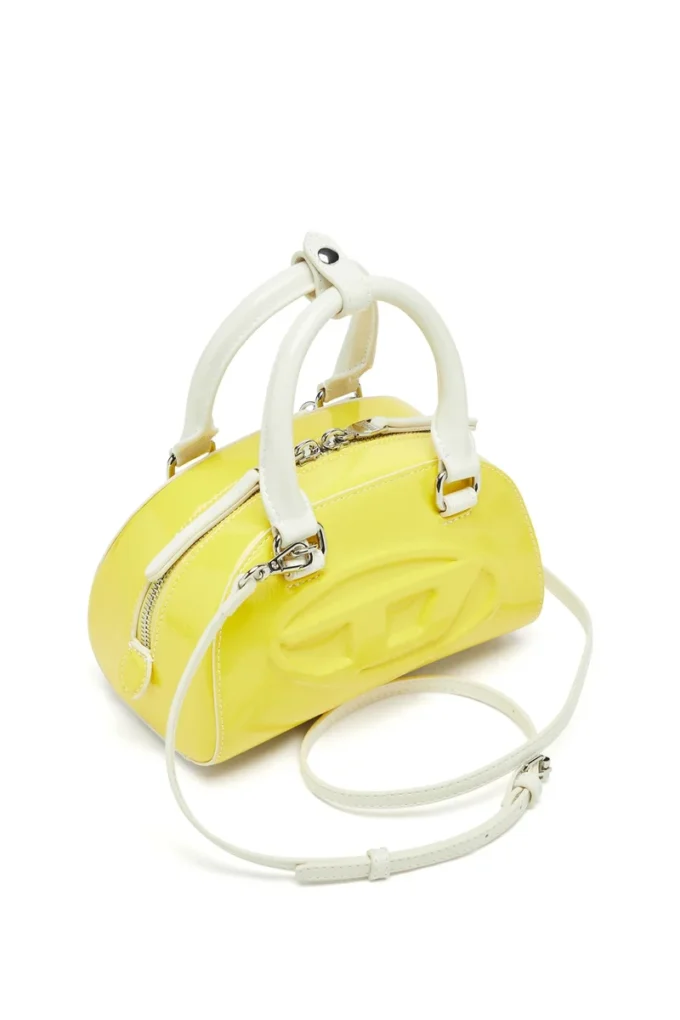 1dr dome crossbody 1DR Dome-Mini τσάντα bowling με εφέ naplak