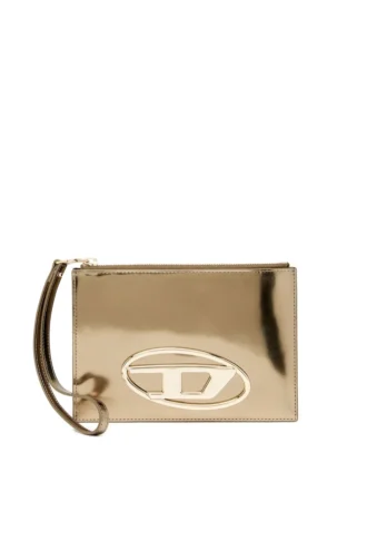 1dr pouch iii Θήκη με φερμουάρ από καθρέφτη δέρμα