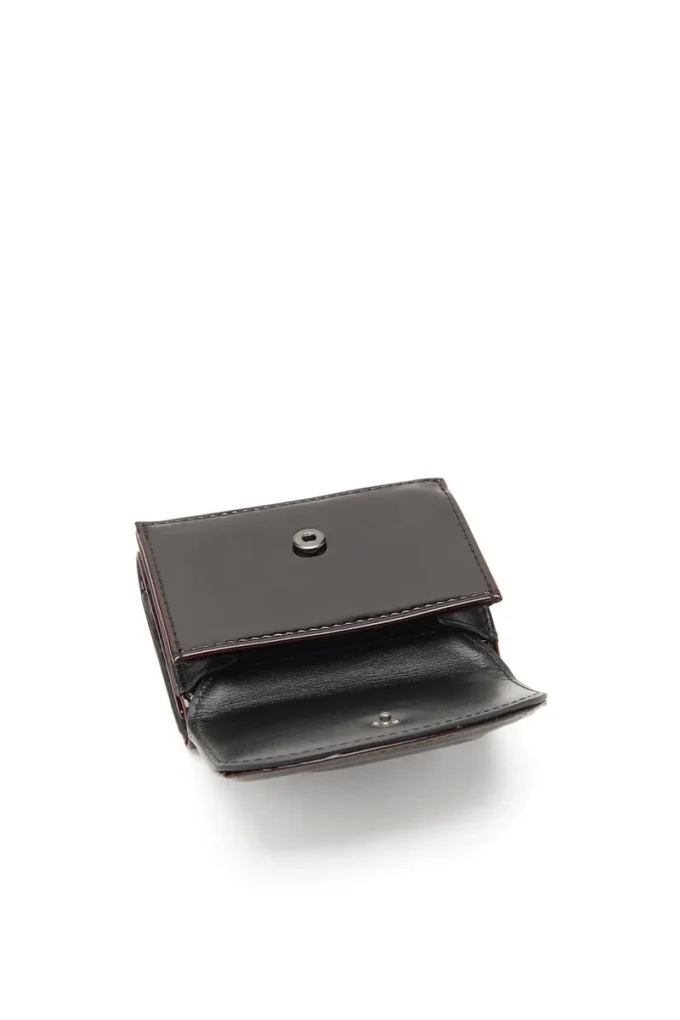 1dr tri fold coin xs ii Τριπλό πορτοφόλι από υγρό PU