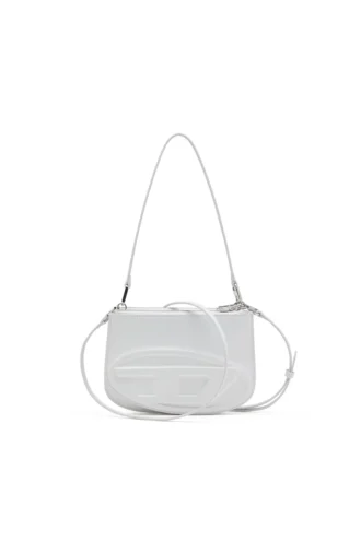 1dr twin 1DR Twin-Τσάντα ώμου με διπλή θήκη από τυπωμένο δέρμα
