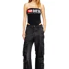 cecilia-d-core Στρινγκ μαγιό με λογότυπο Diesel Denim Division