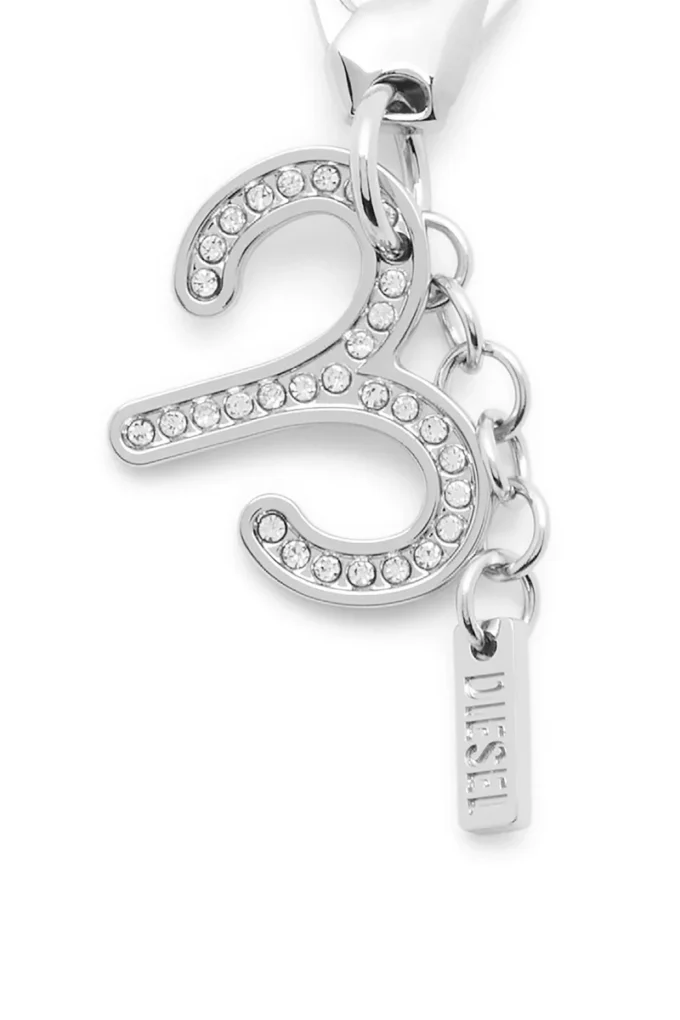 charm aries Μεταλλικό charm Κριός με στρας