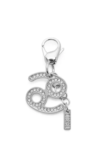 charm cancer Μεταλλικό charm Cancer με στρας
