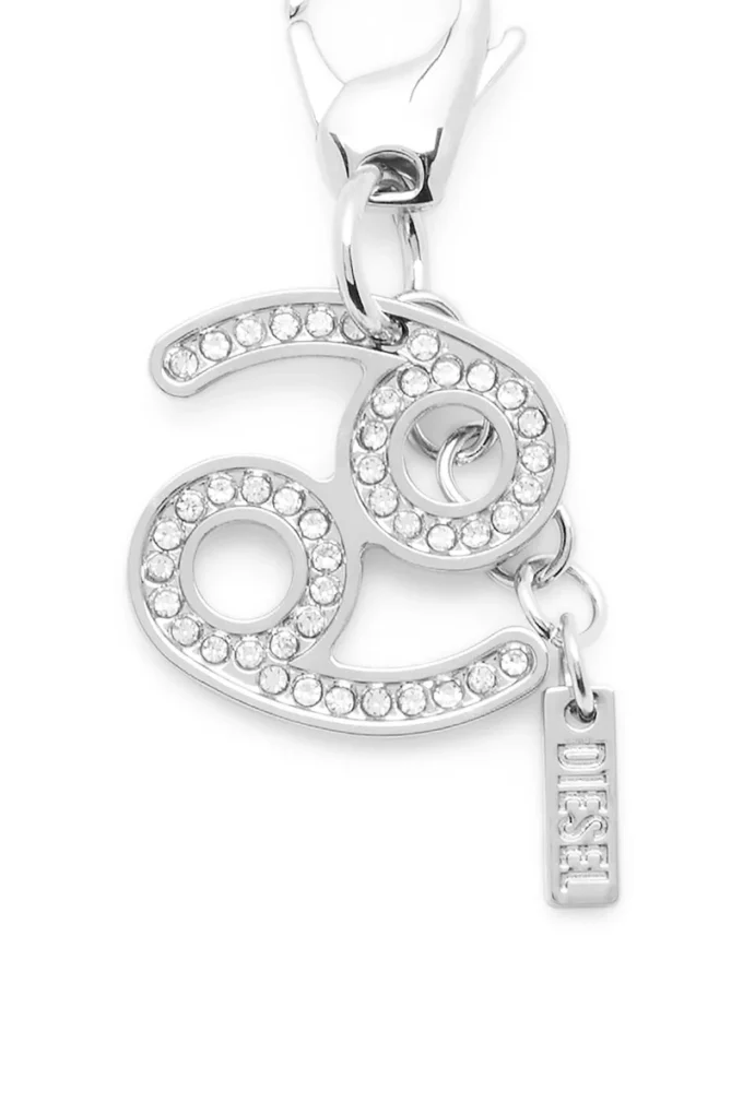 charm cancer Μεταλλικό charm Cancer με στρας