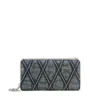 charm-d continental zip l Πορτοφόλι με φερμουάρ από καπιτονέ τζιν Argyle charm-d continental zip l Πορτοφόλι με φερμουάρ από καπιτονέ τζιν Argyle