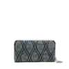 charm-d continental zip l Πορτοφόλι με φερμουάρ από καπιτονέ τζιν Argyle charm-d continental zip l Πορτοφόλι με φερμουάρ από καπιτονέ τζιν Argyle