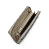 charm-d continental zip l Πορτοφόλι με φερμουάρ από καπιτονέ τζιν Argyle charm-d continental zip l Πορτοφόλι με φερμουάρ από καπιτονέ τζιν Argyle