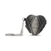charm-d mirror Κρεμαστό καθρέφτη σε καπιτονέ τζιν με σχέδιο argyle