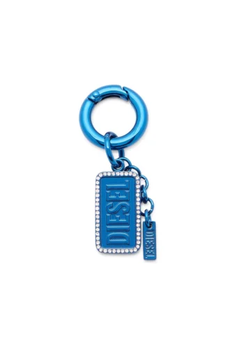 charm-diesel Μεταλλικό μπρελόκ με λογότυπο Diesel και στρας