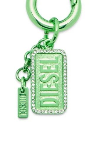 charm-diesel Μεταλλικό μπρελόκ με λογότυπο Diesel και στρας