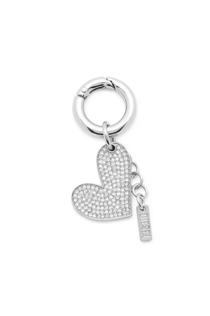 charm-heart Μεταλλικό μενταγιόν καρδιά με στρας charm-heart Μεταλλικό μενταγιόν καρδιά με στρας