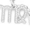 charm virgo Μεταλλικό charm Virgo με στρας