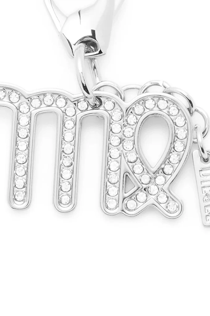 charm virgo Μεταλλικό charm Virgo με στρας