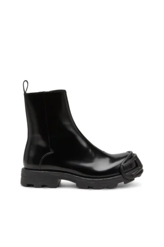 d-hammer bt zip d Μπότες Chelsea D-Hammer-Leather με οβάλ προστατευτικό D στα δάχτυλα