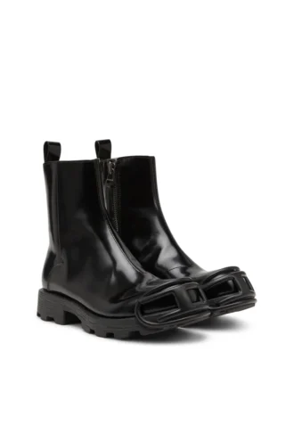 d-hammer bt zip d Μπότες Chelsea D-Hammer-Leather με οβάλ προστατευτικό D στα δάχτυλα