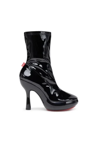d-lake platform midb zip stretch Μποτάκια D-Lake-Platform από ελαστικό PU