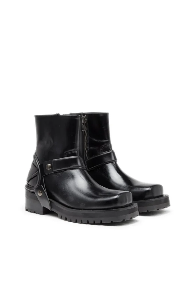 d-texan ch Μπότες D-Texan-Harness από γυαλισμένο δέρμα