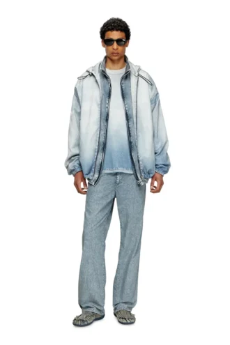 d-wynny jogg Μπουφάν με κουκούλα από JoggJeans με τυπωμένο εφέ λεύκανσης