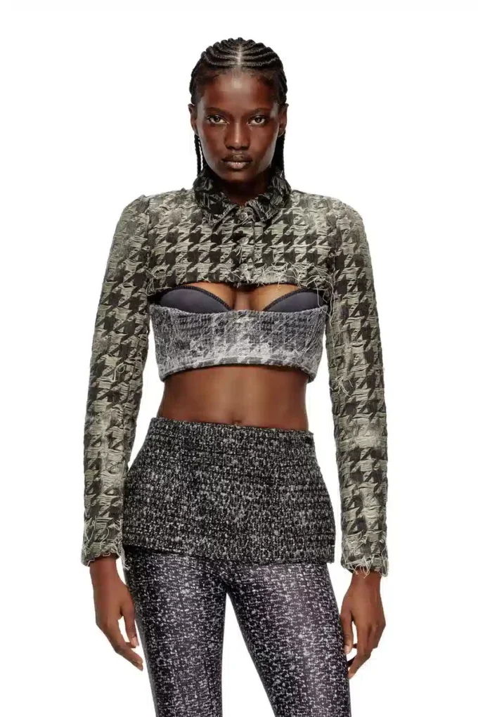 de-ansis-fsh2 Μπουφάν από τζιν με ύφανση houndstooth de-ansis-fsh2 Μπουφάν από τζιν με ύφανση houndstooth