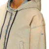 de-giri-crop jogg Φούτερ με φερμουάρ από χρωματιστό JoggJeans