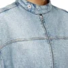 de-marge-fse Oversized μπουφάν από κρυστάλλινο τζιν