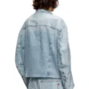 de-marge-fse Oversized μπουφάν από κρυστάλλινο τζιν