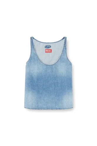 de-misy-s Μπλούζα από ελαφρύ stonewashed denim