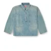 de-priss Μπλούζα Henley σε στυλ utility από τζιν