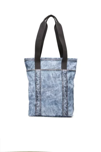 diesel tote Τσάντα tote σε trompe l’oeil denim
