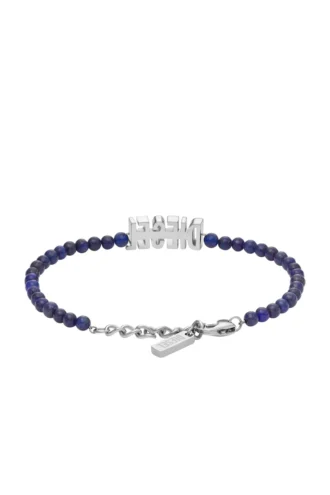 dx1544040 jewel Βραχιόλι με χάντρες από μπλε αχάτη dx1544040 jewel Βραχιόλι με χάντρες από μπλε αχάτη