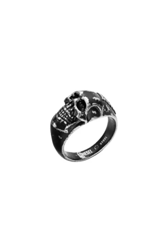 dx1579040 jewel Δαχτυλίδι από ανοξείδωτο ατσάλι με νεκροκεφαλή dx1579040 jewel Δαχτυλίδι από ανοξείδωτο ατσάλι με νεκροκεφαλή