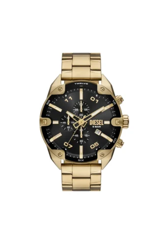 dz4678 Ρολόι Diesel Spiked Chronograph από ανοξείδωτο ατσάλι σε χρυσό χρώμα dz4678 Ρολόι Diesel Spiked Chronograph από ανοξείδωτο ατσάλι σε χρυσό χρώμα