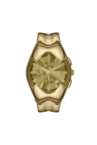 dz4681 Ρολόι Diesel Mercurial Chronograph από ανοξείδωτο ατσάλι σε χρυσό χρώμα