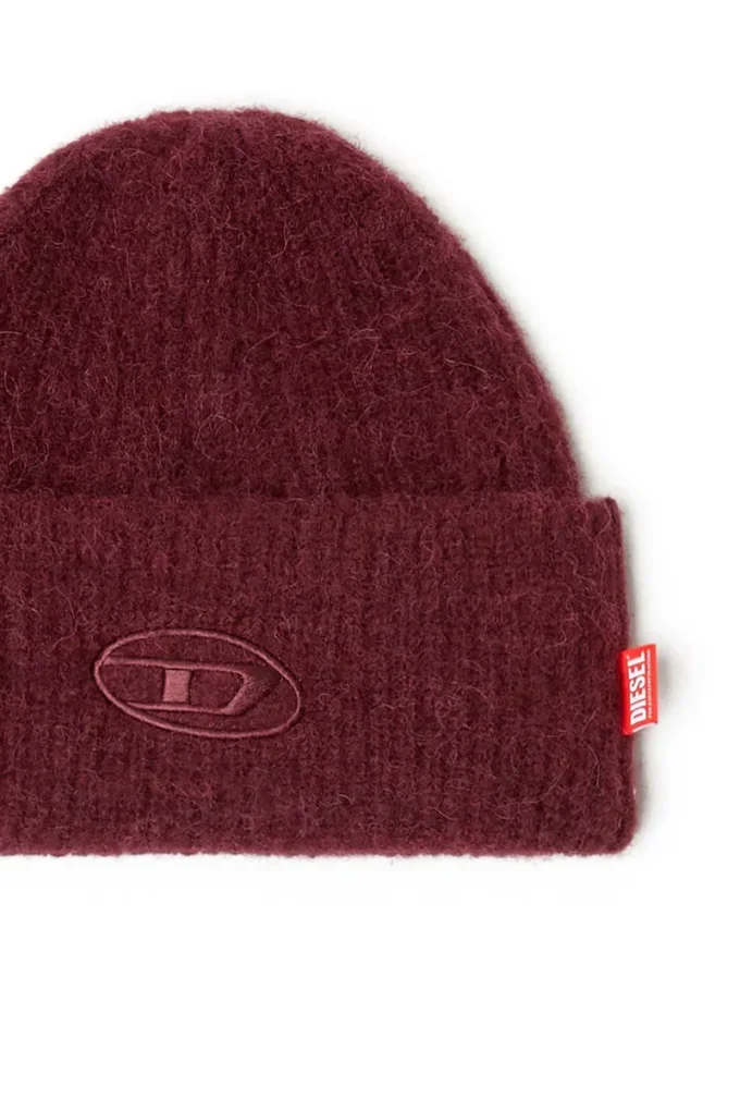 fr-k-lollo-hat Μπορντό σκούφος με κεντημένο Oval D fr-k-lollo-hat Μπορντό σκούφος με κεντημένο Oval D