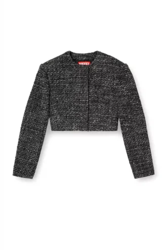 g-crop-g Κοντό μπουφάν από ύφασμα bouclé