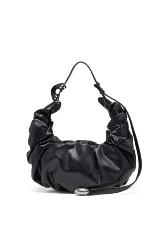 grab-d hobo l Grab-D L-Μεγάλη τσάντα hobo από γυαλιστερό PU