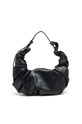 grab-d hobo l Grab-D L-Μεγάλη τσάντα hobo από γυαλιστερό PU
